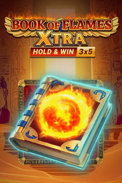 Okładka slotu Book of Flames Extra Hold & Win w lobby Betwest Casino
